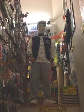 GINさん（メンズ・167cm）の冬コーディネート