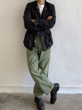 「通勤穿搭」｜「アイテム（ブーツ）」を使った、Andy Lauさん（メンズ・178cm）の冬コーディネート
