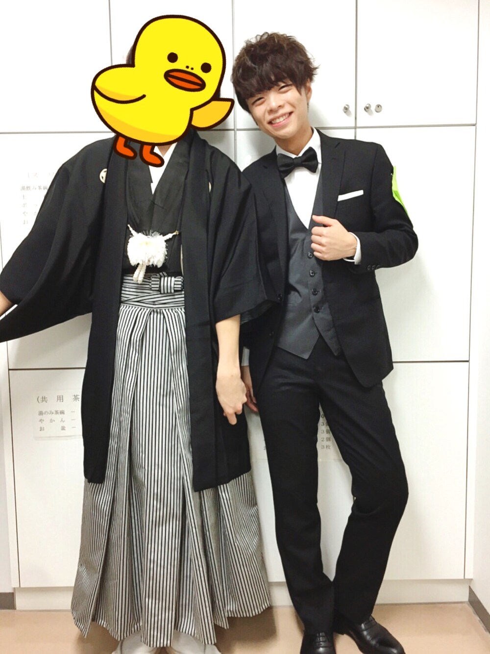 「成人式」｜「ROVER 小林さんのアイテム（その他、ブラウン系）」を使った、ともさん（メンズ・177cm）の冬コーディネートの1枚目の写真