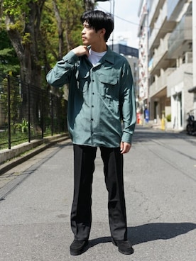 「ALLEGE（アレッジ）のアイテム」を使った、OOTAさん（メンズ・175cm）の春コーディネート
