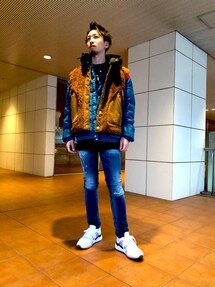 DIESEL ディーゼル ジョグジーンズ デニムW23 069CU DIESEL（ディーゼル）の「メンズ デニムパンツ スリム ジョグ