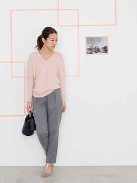 NBB STAFF 09さん(レディース・157cm)の冬コーディネート