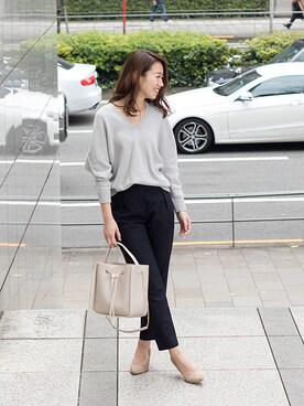 NBB STAFF 09さん(レディース・157cm)の冬コーディネート