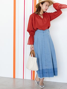 「NATURAL BEAUTY BASIC」｜NBB STAFF 09さん（レディース・157cm）の冬コーディネート