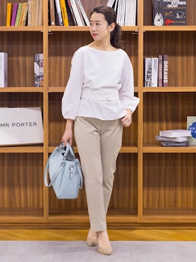 NBB STAFF 09さん（レディース・157cm）の春コーディネート