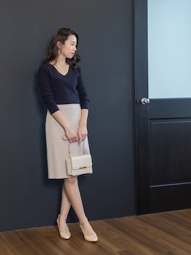 NBB STAFF 09さん(レディース・157cm)の春コーディネート