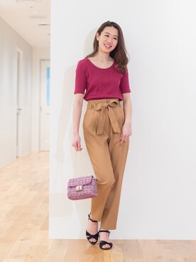 NBB STAFF 09さん（レディース・157cm）の春コーディネート