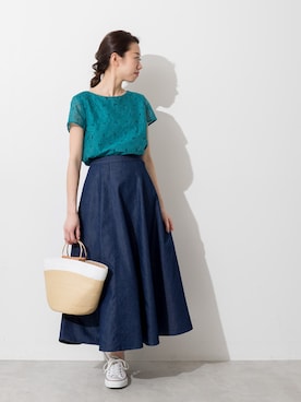 NBB STAFF 09さん（レディース・157cm）の春コーディネート