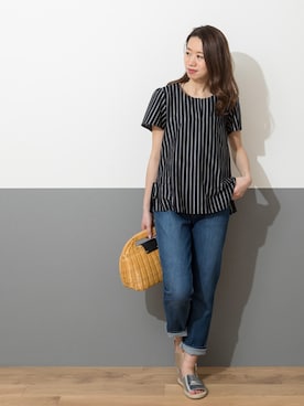 NBB STAFF 09さん(レディース・157cm)の夏コーディネート