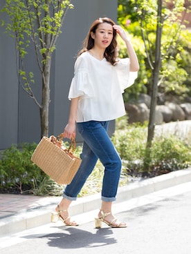 NBB STAFF 09さん(レディース・157cm)の夏コーディネート