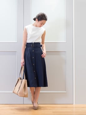 NBB STAFF 09さん（レディース・157cm）の夏コーディネート