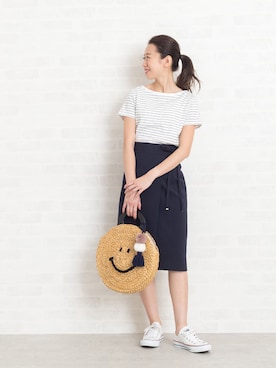 NBB STAFF 09さん（レディース・157cm）の夏コーディネート