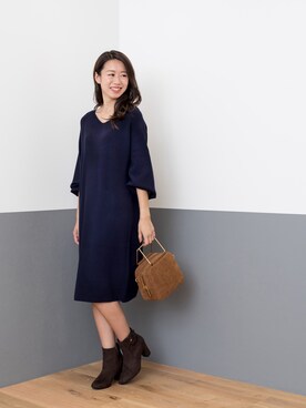 NBB STAFF 09さん（レディース・157cm）の秋コーディネート