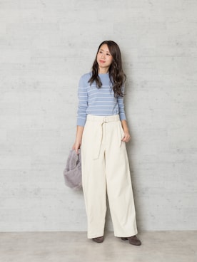 NBB STAFF 09さん（レディース・157cm）の冬コーディネート