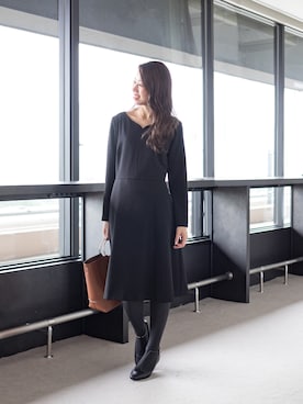 NBB STAFF 09さん（レディース・157cm）の冬コーディネート