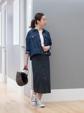 NBB STAFF 09さん（レディース・157cm）の春コーディネート