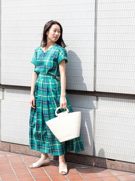 NBB STAFF 09さん（レディース・157cm）の夏コーディネート
