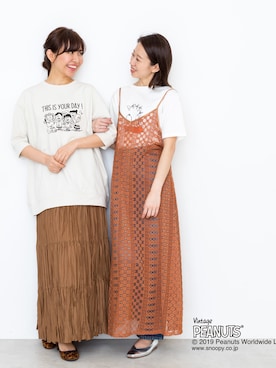 NBB STAFF 09さん（レディース・157cm）の夏コーディネート