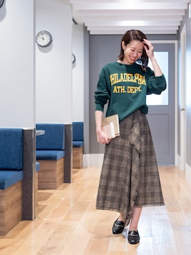 「campion」｜NBB STAFF 09さん（レディース・157cm）の秋コーディネート