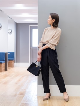 NBB STAFF 09さん（レディース・157cm）の秋コーディネート