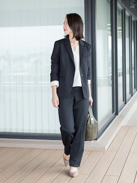 NBB STAFF 09さん（レディース・157cm）の冬コーディネート