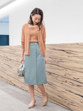 NBB STAFF 09さん（レディース・157cm）の春コーディネート