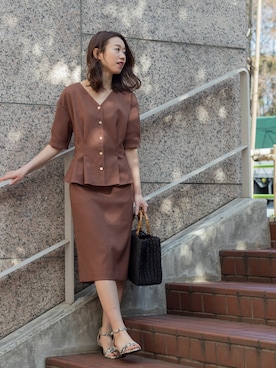 NBB STAFF 09さん（レディース・157cm）の春コーディネート