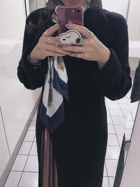 「FROMFIRST musee（フロムファーストミュゼ）のアイテム」を使った、ゆこさん（レディース・159cm）の冬コーディネート