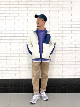 「BAYFLOW（ベイフロー）のアイテム（ブルゾン）」を使った、はっしーさん（メンズ・174cm）の秋コーディネート