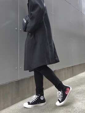 cdg converse high outfit
