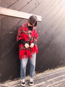 「タータンチェック」｜mzeさん（レディース・164cm）の秋コーディネート