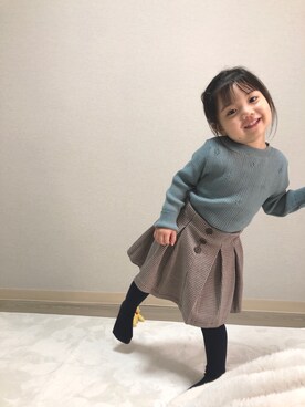 ニット セーターを使った ３歳女の子 の人気ファッションコーディネート Wear