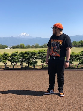 「9five（ナインファイブ）のアイテム」を使った、石原翔太さん（メンズ・172cm）の春コーディネート