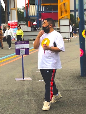 「9five（ナインファイブ）のアイテム」を使った、石原翔太さん（メンズ・172cm）の秋コーディネート