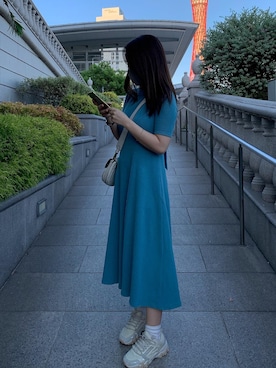 「アイテム（ワンピース/ドレス）」を使った、yuさん（レディース・155cm・10代）の秋コーディネート