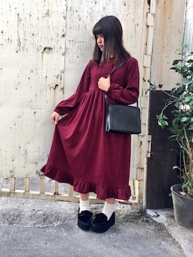 merry jenny 新宿店さん（レディース・159cm）の冬コーディネート