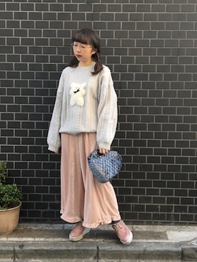 merry jenny 新宿店さん（レディース・157cm）の冬コーディネート