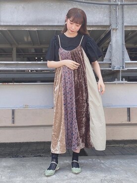「こっとんぶらうす」｜merry jenny 新宿店さん（レディース・163cm）の夏コーディネート