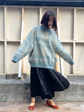 「アイテム（その他シューズ）」を使った、merry jenny 新宿店さん（レディース・153cm）の秋コーディネート