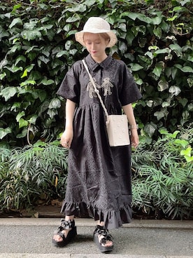 「モノトーン」｜merry jenny 新宿店さん（レディース・153cm）の夏コーディネート