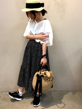 yoshiepiyoさん(レディース・159cm)の春コーディネート