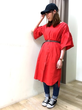 yoshiepiyoさん（レディース・159cm）の春コーディネート