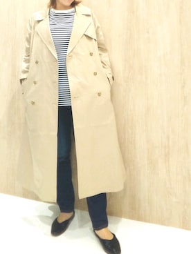 「大人シンプル」｜「アイテム（その他アウター）」を使った、aiさん（レディース・162cm）の冬コーディネート
