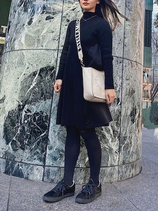 CELFORD（セルフォード）の「ドッキングAラインニットワンピース