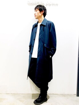 「CASPER JOHN（キャスパージョン）のアイテム（その他アウター）」を使った、YOSHIさん（メンズ・171cm）の春コーディネート