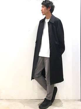 「CASPER JOHN（キャスパージョン）のアイテム（その他アウター）」を使った、YOSHIさん（メンズ・171cm）の春コーディネート