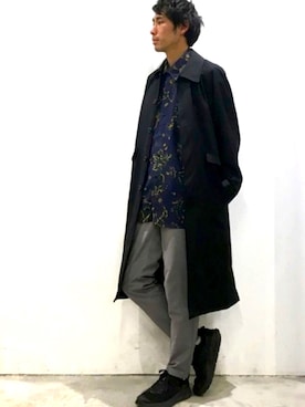 「CASPER JOHN（キャスパージョン）のアイテム（その他アウター）」を使った、YOSHIさん（メンズ・171cm）の春コーディネート
