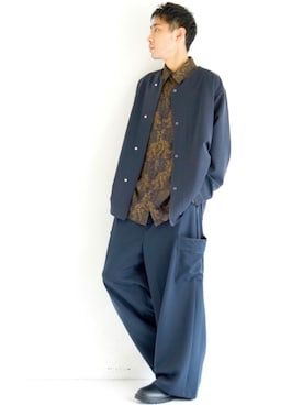 「CASPER JOHN（キャスパージョン）のアイテム（その他シューズ）」を使った、YOSHIさん（メンズ・171cm）の秋コーディネート