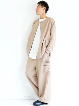 「CASPER JOHN（キャスパージョン）のアイテム（その他シューズ）」を使った、YOSHIさん（メンズ・171cm）の秋コーディネート