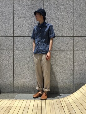 「OMNIGOD（オムニゴッド）のアイテム（財布/小物）」を使った、OMNIGOD みなとみらい東急スクエアさん（メンズ・180cm）の夏コーディネート